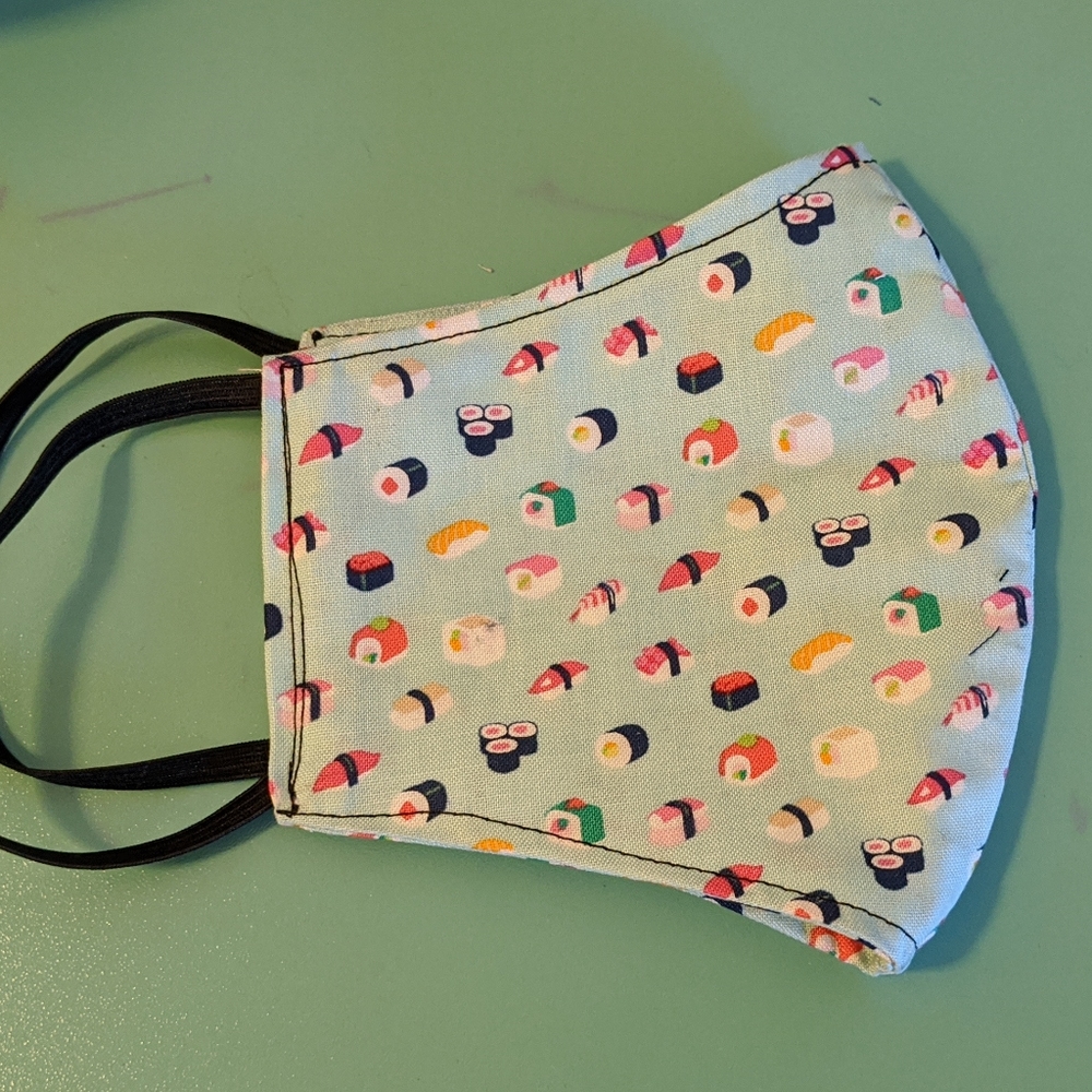 Women's sushi face mask